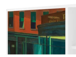 Aparador - 125x98x48 cm - BS2 - Nighthawks by Hopper, Blanco