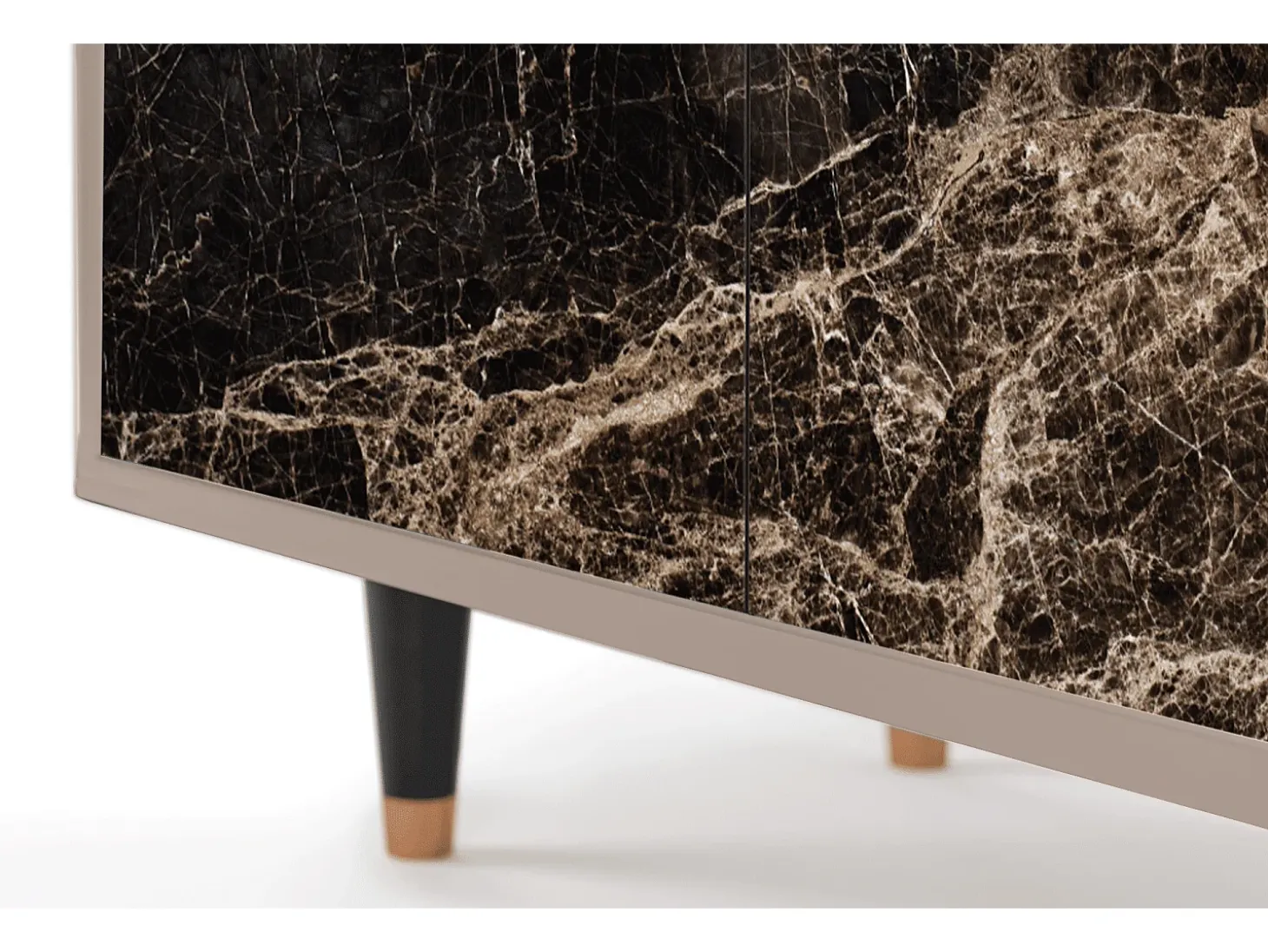 Aparador - 94x96x48 cm - BS3 - Night Abyss, Latte