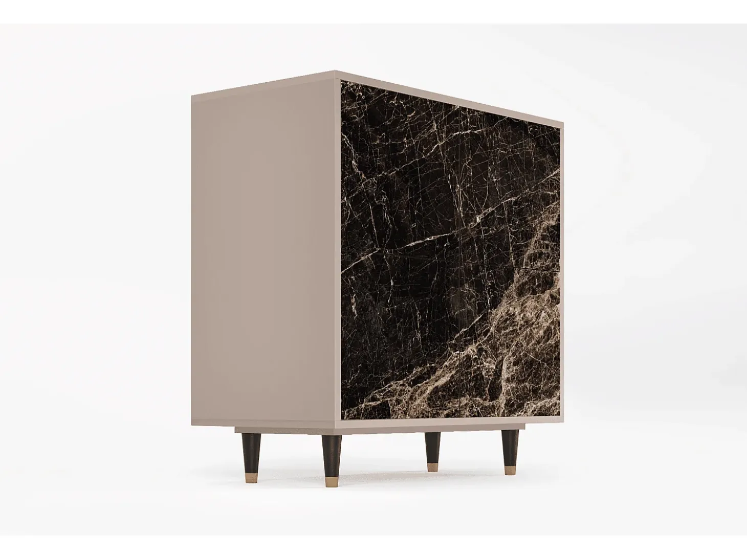 Aparador - 94x96x48 cm - BS3 - Night Abyss, Latte
