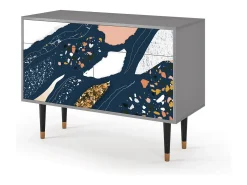 Aparador - 115x85x48 cm - BS4 - Nude Iceberg, Gris
