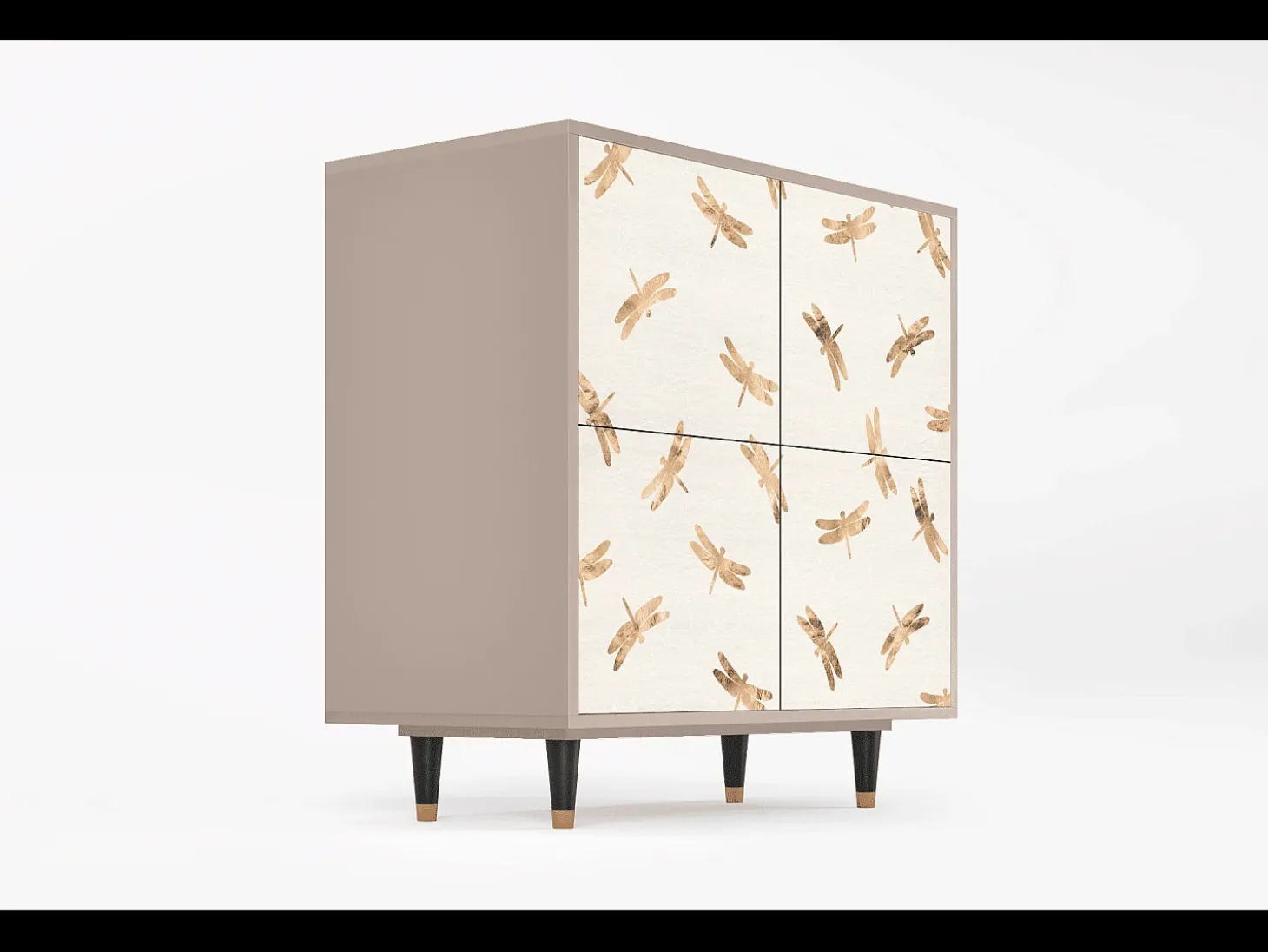 Aparador - 94x96x48 cm - BS3 - Nude Dragonflies, Latte