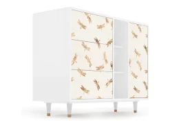 Aparador - 125x98x48 cm - BS2 - Nude Dragonflies, Blanco