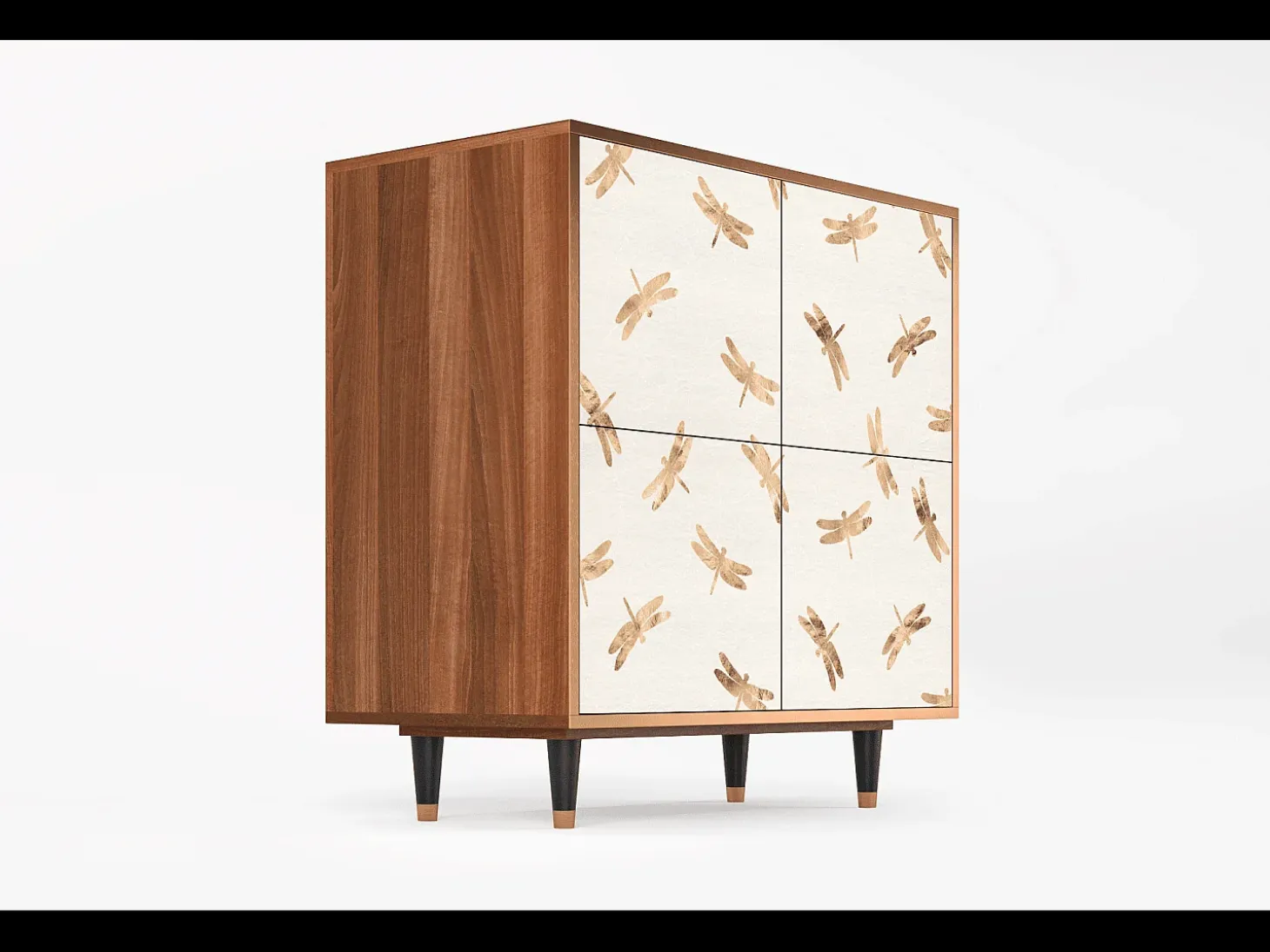 Aparador - 94x96x48 cm - BS3 - Nude Dragonflies, Nogal