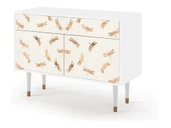 Aparador - 115x85x48 cm - BS4 - Nude Dragonflies, Blanco