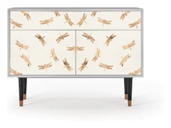 Aparador - 115x85x48 cm - BS4 - Nude Dragonflies, Gris