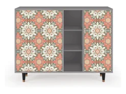 Aparador - 125x98x48 cm - BS2 - Peach Grove, Gris