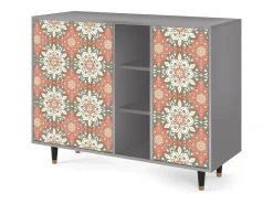 Aparador - 125x98x48 cm - BS2 - Peach Grove, Gris