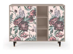 Aparador - 125x98x48 cm - BS2 - Peach Peonies, Latte