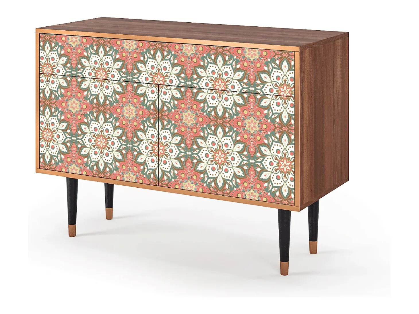 Aparador - 115x85x48 cm - BS4 - Peach Grove, Nogal