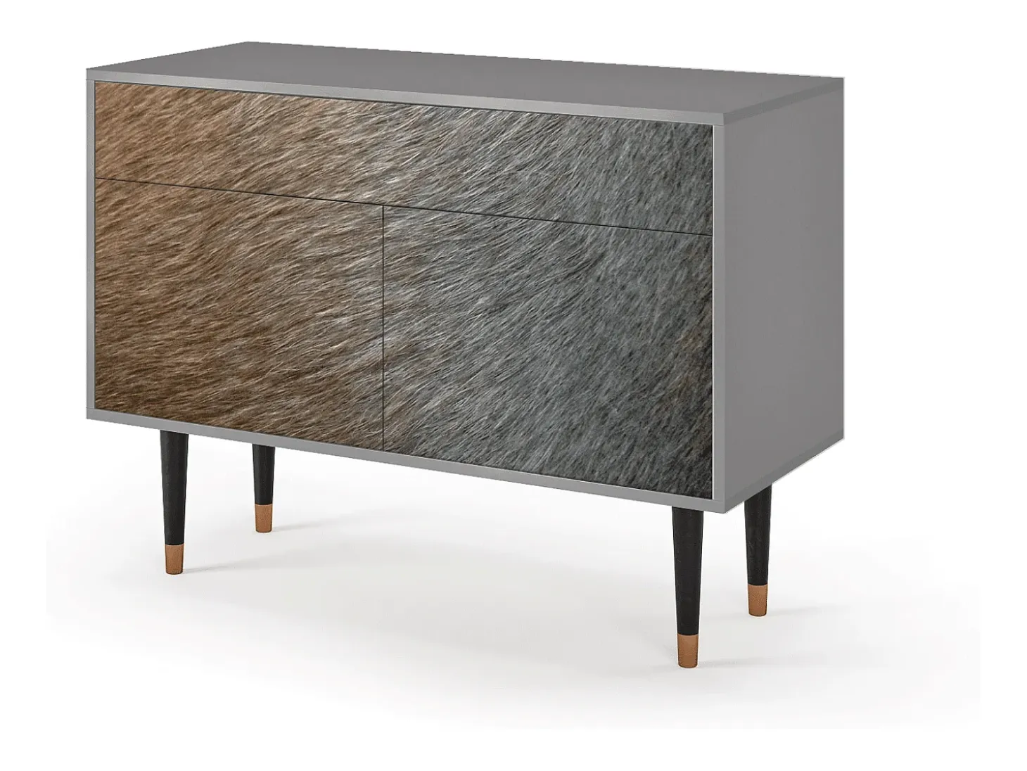 Aparador - 115x85x48 cm - BS4 - Peanut Hair, Gris