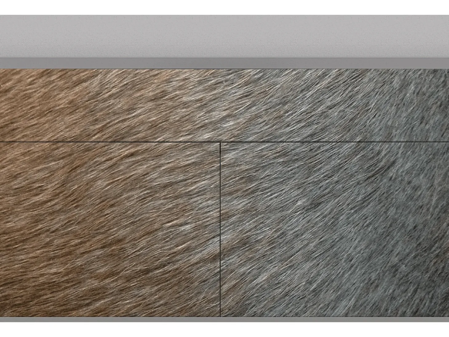 Aparador - 115x85x48 cm - BS4 - Peanut Hair, Gris