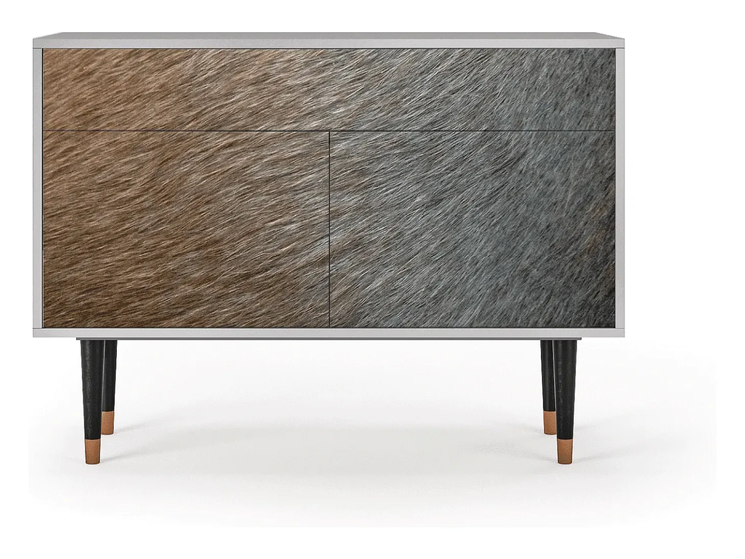 Aparador - 115x85x48 cm - BS4 - Peanut Hair, Gris