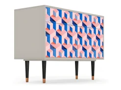 Aparador - 115x85x48 cm - BS4 - Pinky Squares, Arena