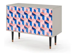 Aparador - 115x85x48 cm - BS4 - Pinky Squares, Arena