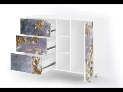 Aparador - 125x98x48 cm - BS2 - Planet Earth, Blanco