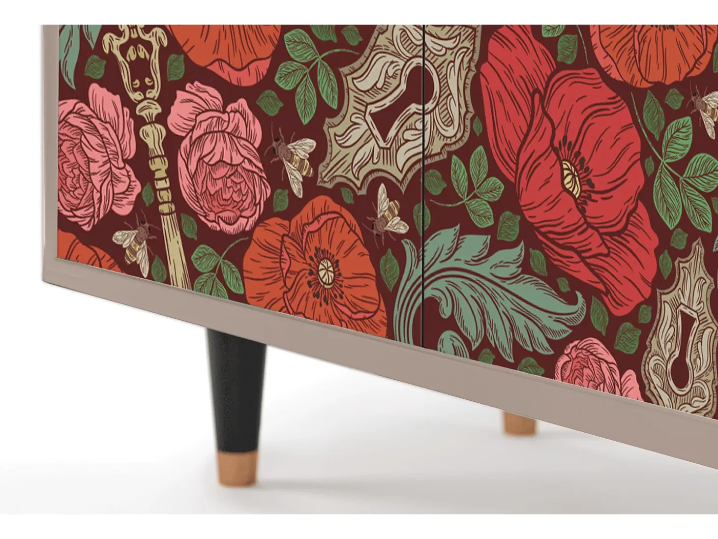 Aparador - 94x96x48 cm - BS3 - Poppy Garden, Latte