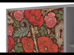 Aparador - 125x98x48 cm - BS2 - Poppy Garden, Gris