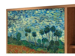 Aparador - 125x98x48 cm - BS2 - Poppy field by van Gogh, Nogal