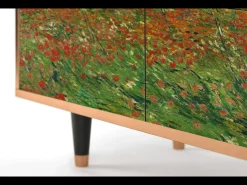 Aparador - 94x96x48 cm - BS3 - Poppy field by van Gogh, Nogal