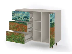 Aparador - 125x98x48 cm - BS2 - Poppy field by van Gogh, Arena