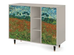 Aparador - 125x98x48 cm - BS2 - Poppy field by van Gogh, Arena