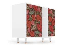 Aparador - 125x98x48 cm - BS2 - Poppy Garden, Blanco