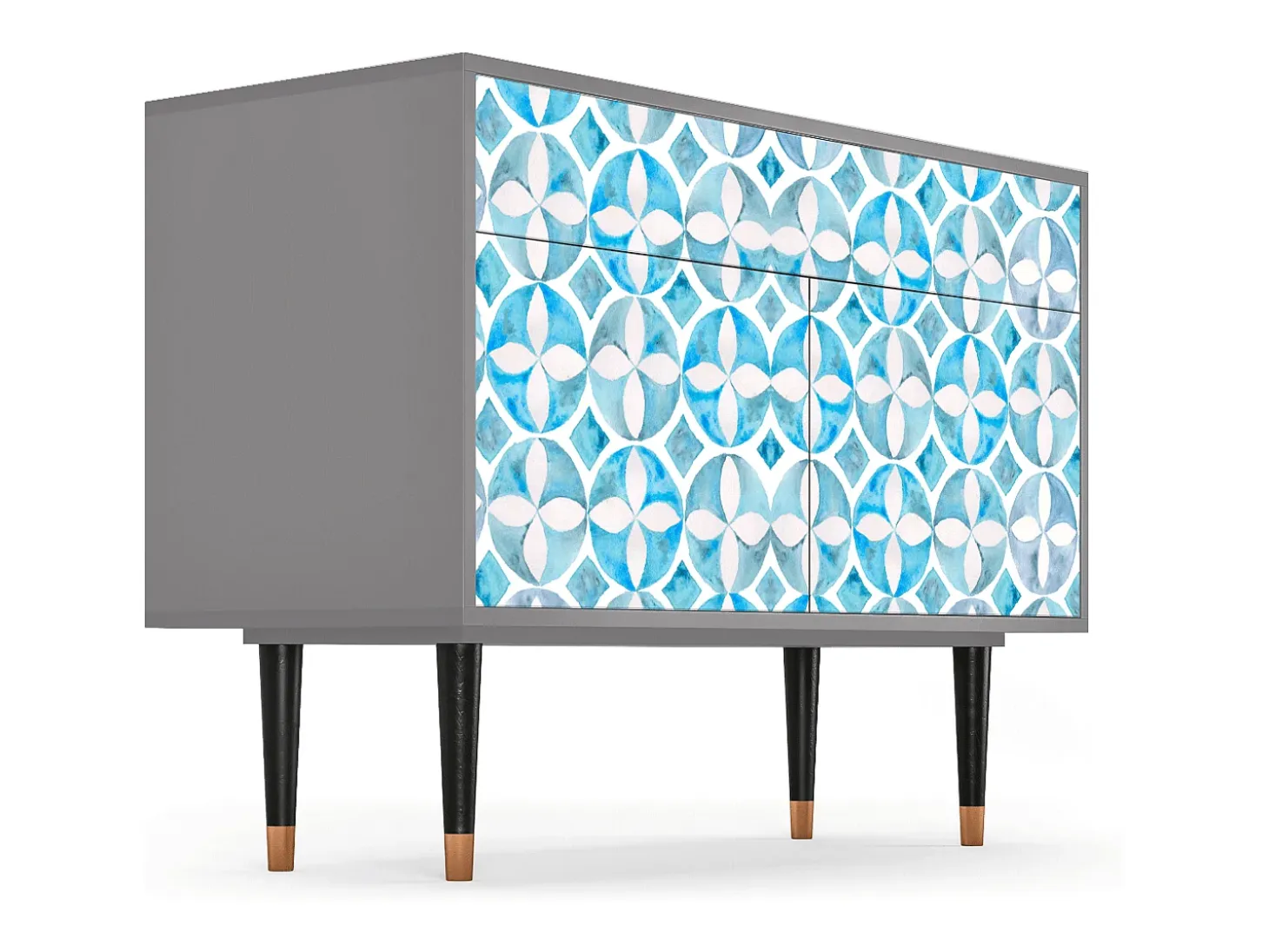 Aparador - 115x85x48 cm - BS4 - Porto Mood, Gris