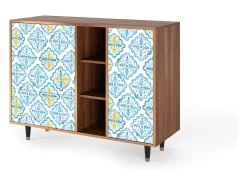 Aparador - 125x98x48 cm - BS2 - Portugese tiles, Nogal