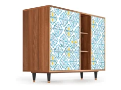 Aparador - 125x98x48 cm - BS2 - Portugese tiles, Nogal