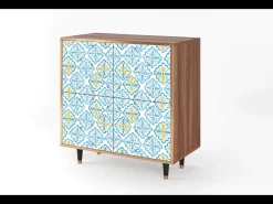 Aparador - 94x96x48 cm - BS3 - Portugese tiles, Nogal