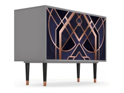 Aparador - 115x85x48 cm - BS4 - Purple Temple, Gris