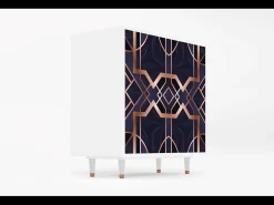 Aparador - 94x96x48 cm - BS3 - Purple Temple, Blanco