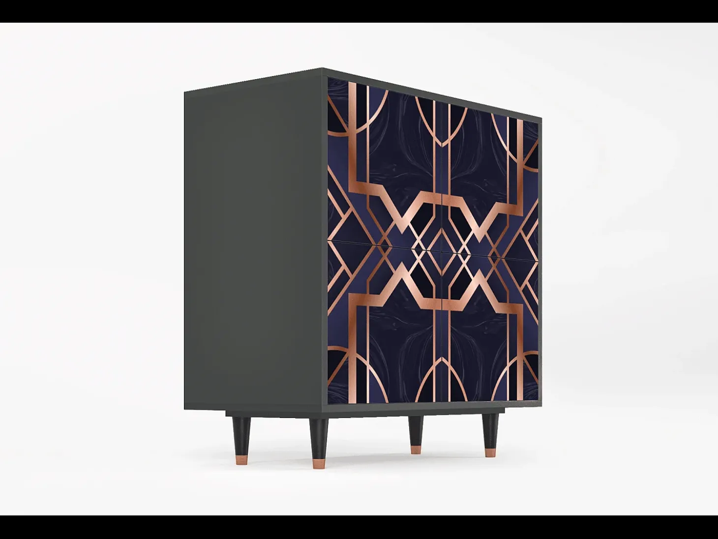 Aparador - 94x96x48 cm - BS3 - Purple Temple, Antracita
