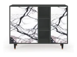 Aparador - 125x98x48 cm - BS2 - Raven Marble, Antracita