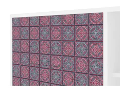 Aparador - 125x98x48 cm - BS2 - Riviera Mosaic, Blanco