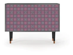Aparador - 115x85x48 cm - BS4 - Riviera Mosaic, Antracita