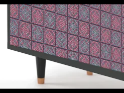 Aparador - 94x96x48 cm - BS3 - Riviera Mosaic, Antracita