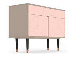 Aparador - 115x85x48 cm - BS4 - Rose Quartz, Latte