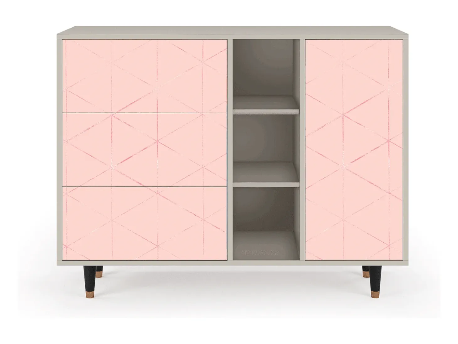 Aparador - 125x98x48 cm - BS2 - Rose Quartz, Arena