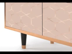Aparador - 94x96x48 cm - BS3 - Rose Honeycomb, Nogal