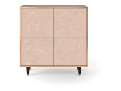 Aparador - 94x96x48 cm - BS3 - Rose Honeycomb, Nogal