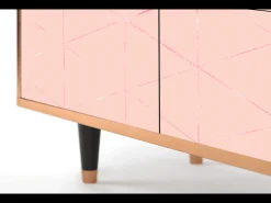 Aparador - 94x96x48 cm - BS3 - Rose Quartz, Nogal
