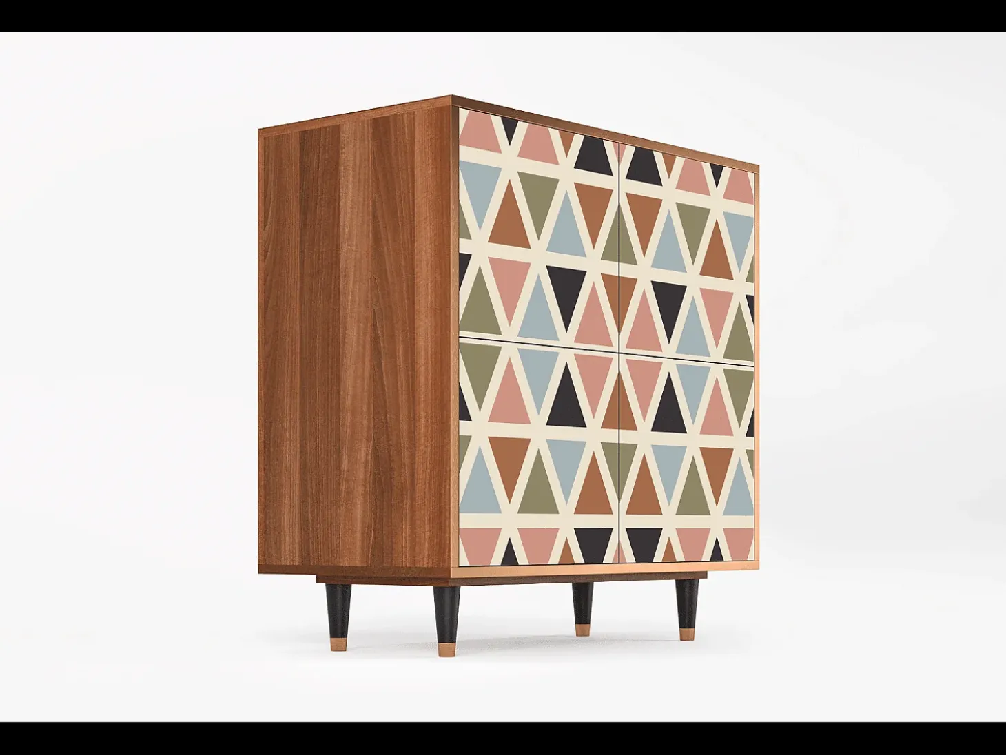 Aparador - 94x96x48 cm - BS3 - Royal Triangles, Nogal