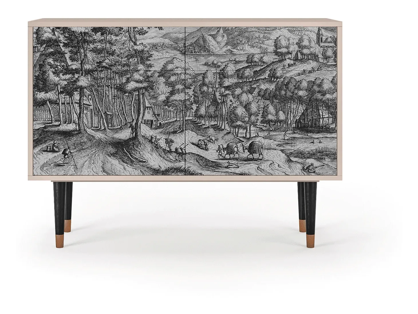 Aparador - 115x85x48 cm - BS4 - Rusticorum, Latte