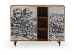 Aparador - 125x98x48 cm - BS2 - Rusticorum, Nogal