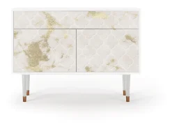 Aparador - 115x85x48 cm - BS4 - Sahara desert, Blanco