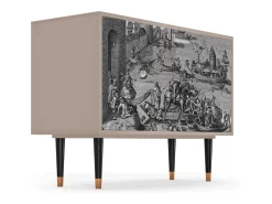 Aparador - 115x85x48 cm - BS4 - Saint Martin, Latte