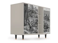 Aparador - 125x98x48 cm - BS2 - Saint Martin, Arena