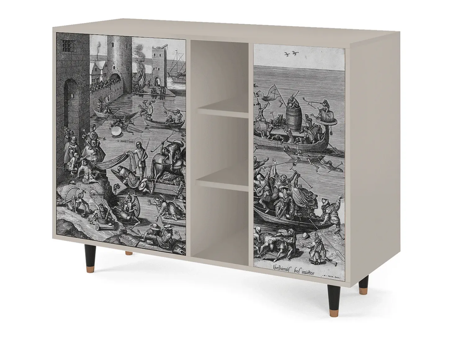 Aparador - 125x98x48 cm - BS2 - Saint Martin, Arena