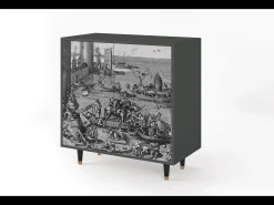 Aparador - 94x96x48 cm - BS3 - Saint Martin, Antracita